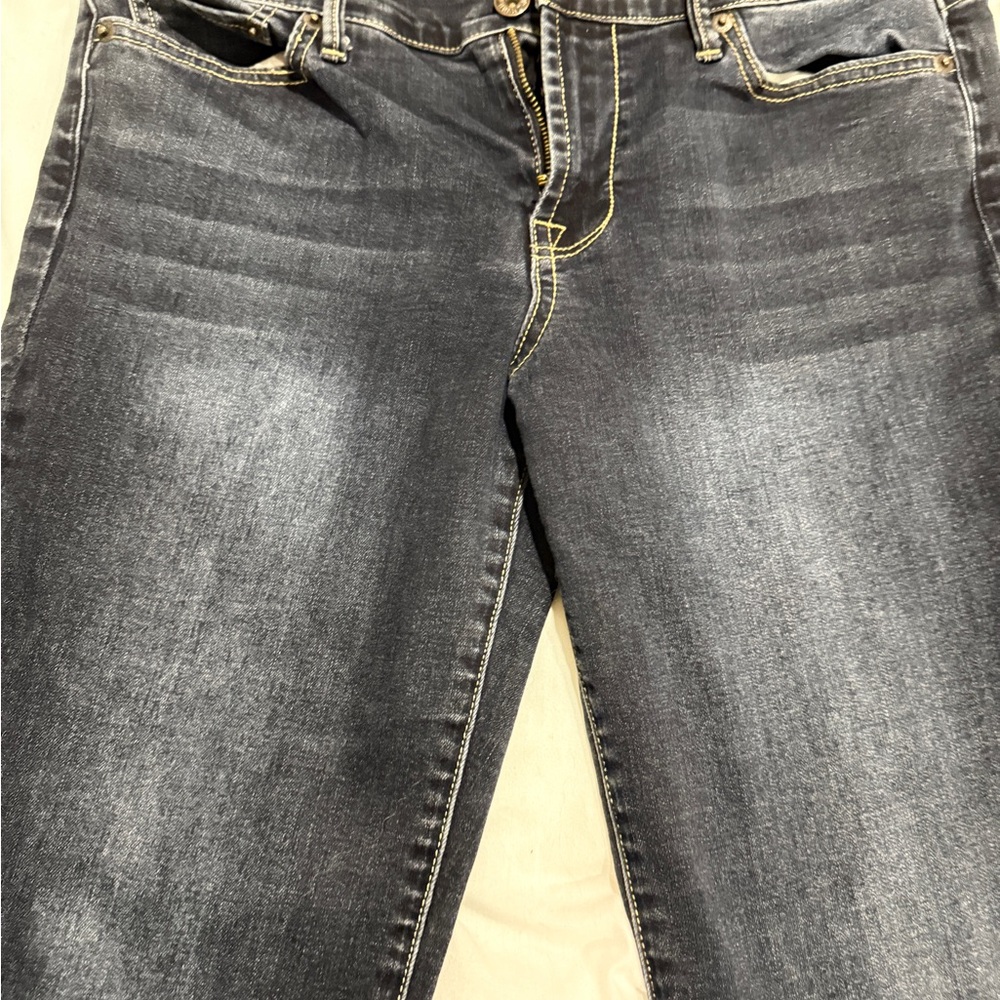 My loss is your gain. These Lucky Brand jeans worn twice look awesome on.